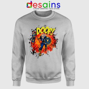 Super Ben Sport Grey Sweatshirt Superhero Benjamin Franklin Sweaters