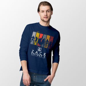 Unlimited Justice League Snyder Cut Navy Long Sleeve Tee