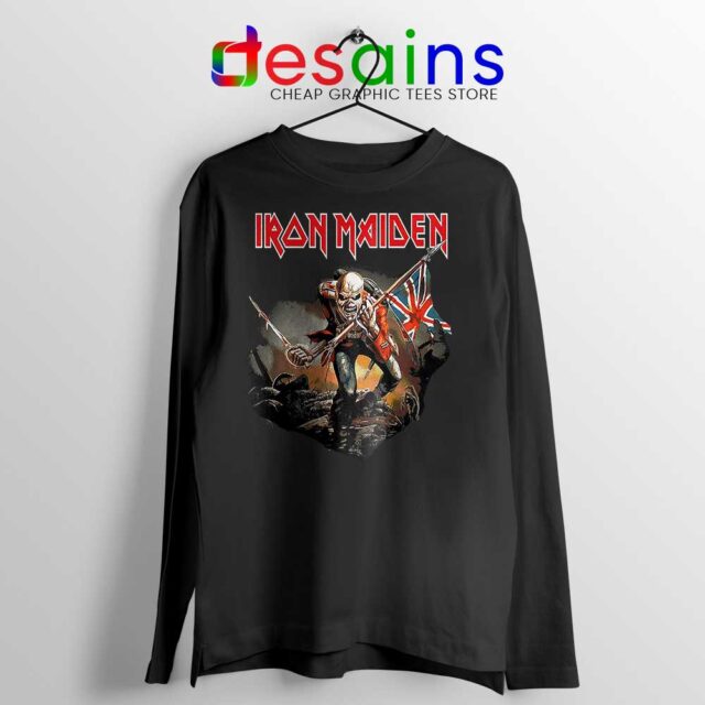 Up The Irons Long Sleeve Tee - Iron Maiden Merch T-shirts