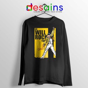 We Will Rock You Long Sleeve Tee Freddie Mercury Kill Bill