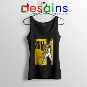 We Will Rock You Tank Top Freddie Mercury Kill Bill Tops