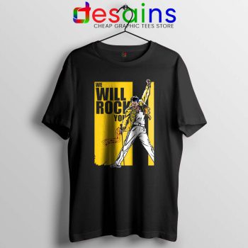 We Will Rock You Tshirt Freddie Mercury Kill Bill Tee Shirts