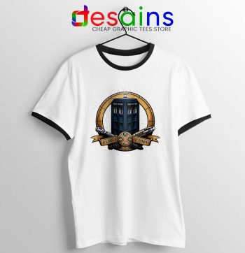 Allons y Geronimo Tardis Ringer Tee Doctor Who T-shirts