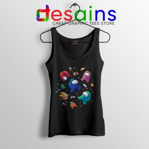 Among Us in Space Tank Top Impostors Crewmates Tops