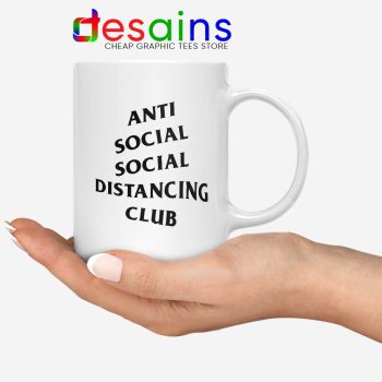 Anti Social Distancing Club Mug Streetwear Covid-19 Coffee Mugs