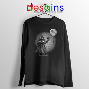 Balloon Darth Vader Black Long Sleeve Tee Banksy Star Wars