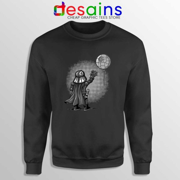 Balloon Darth Vader Black Sweatshirt Banksy Star Wars Sweaters