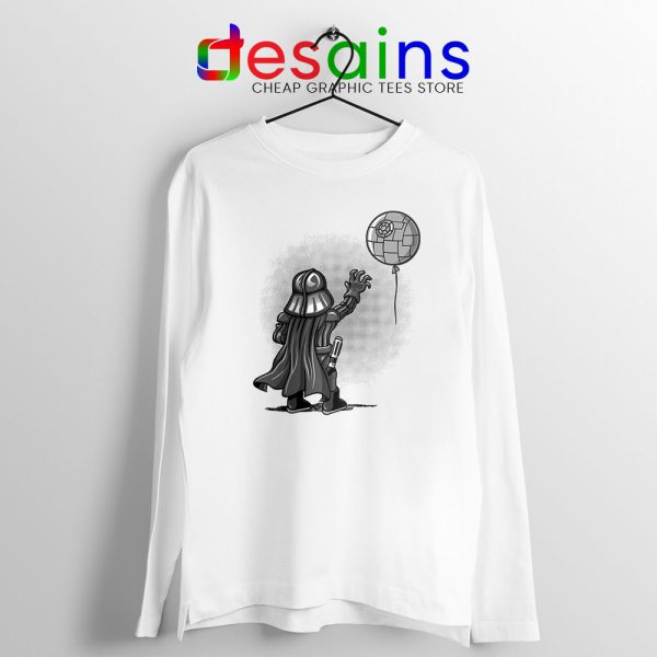 Balloon Darth Vader Long Sleeve Tee Banksy Star Wars