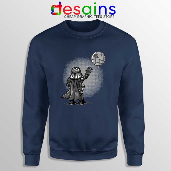 Balloon Darth Vader Navy Sweatshirt Banksy Star Wars Sweaters