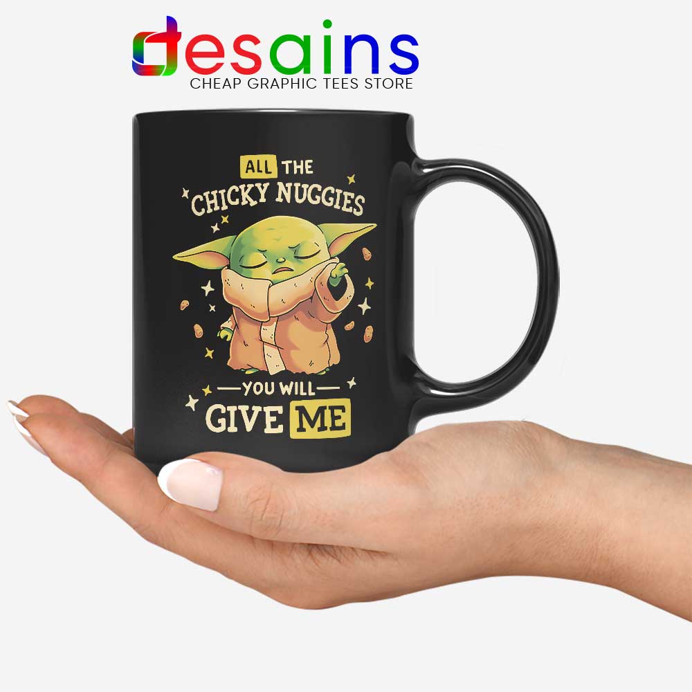 Baby Yoda Coffee Mug | Grogu Chicky Nuggies Holder