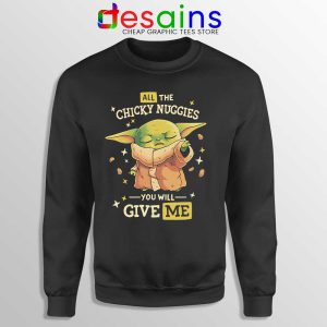 Chicky Nuggies Grogu Sweatshirt Baby Yoda Chicken Nuggets