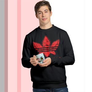 Costume Demogorgon Adidas Black Sweatshirt Stranger Things 5