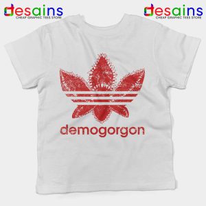Demogorgon Adidas Kids Tee Stranger Things Three Stripes
