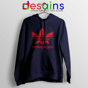 Demogorgon Adidas Navy Hoodie Stranger Things Three Stripes Jacket