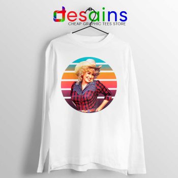 Dolly Parton Retro Style Long Sleeve Tee Country Music Vintage