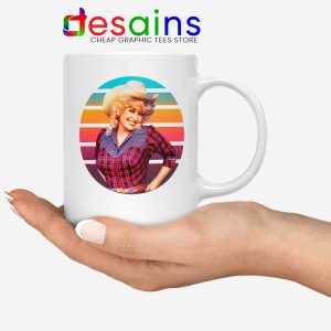 Dolly Parton Retro Style Mug Country Music Vintage Coffee Mugs