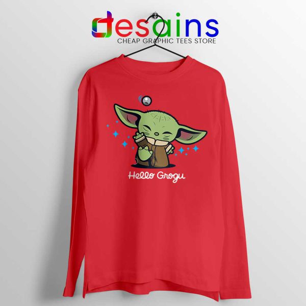 Grogu Baby Yoda Long Sleeve Tee The Mandalorian The Child