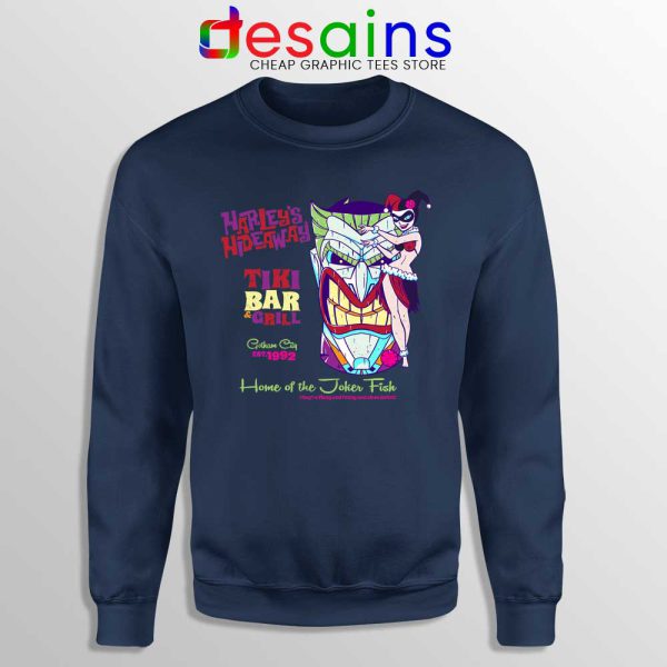 Harley Quinn Hideaway Navy Sweatshirt Bar and Grill DC Comics