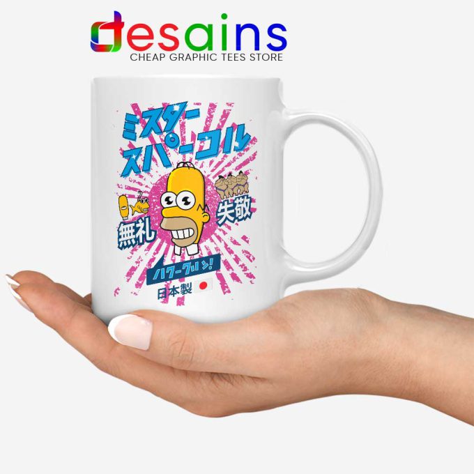Homer Simpson Mr Sparkle Mug Rising Sun Coffee Mugs