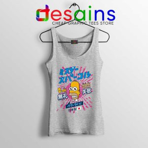 Homer Simpson Mr Sparkle Sport Grey Tank Top Rising Sun Tops