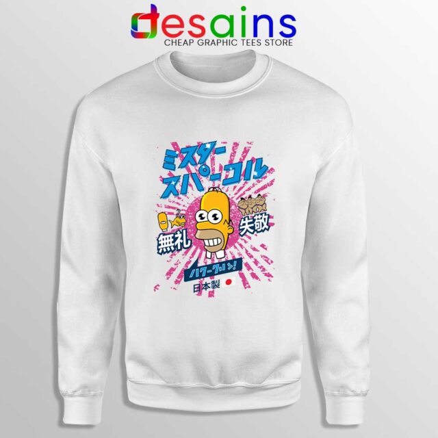Homer Simpson Mr Sparkle Sweatshirt Rising Sun