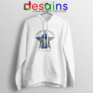 Immigrants Stitch Hoodie Hamilton We Get The Job Done Jacket