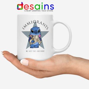 Immigrants Stitch Mug Hamilton We Get The Job Done Coffee Mugs