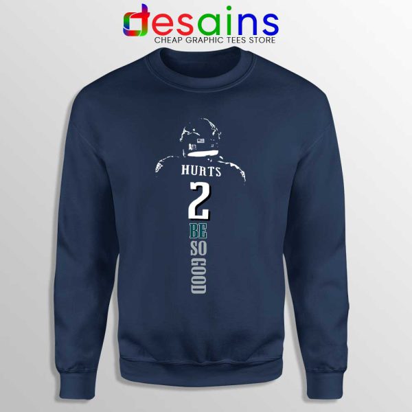 Jalen Hurts Philadelphia Navy Sweatshirt Eagles NFL Merch