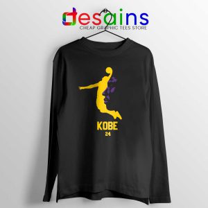 Kobe Legend 24 Lakers Long Sleeve Tee Black Mamba NBA
