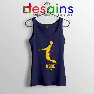 Kobe Legend 24 Lakers Navy Tank Top Black Mamba NBA Tops