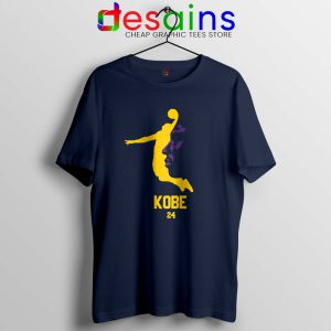 Kobe Legend 24 Lakers Navy Tshirt Black Mamba NBA Tee Shirts