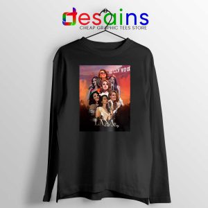 Lana Del Rey Hollywood Black Long Sleeve Tee Born to Die T-shirts