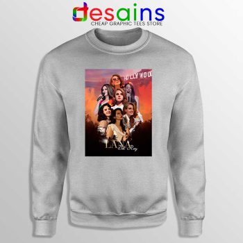 Lana Del Rey Hollywood Sport Grey Sweatshirt Born to Die Sweaters