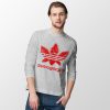 Mouth Demogorgon Adidas Long Sleeve Tee