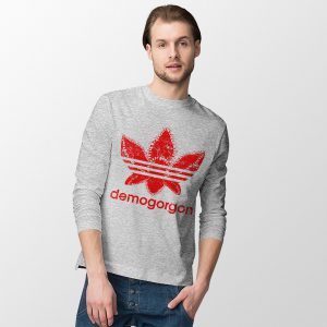 Mouth Demogorgon Adidas Long Sleeve Tee