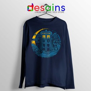 Police Box Dr who Long Sleeve Tee The Traveler Tardis