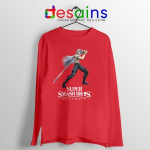 Sephiroth 2 Red Long Sleeve Tee Super Smash Bros Ultimate