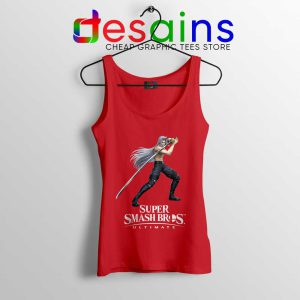 Sephiroth 2 Red Tank Top Super Smash Bros Ultimate Tops