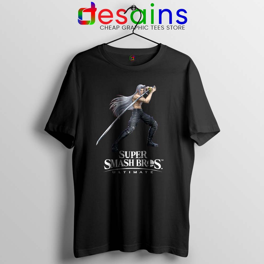 modstå Tilbagebetale Medarbejder Sephiroth 2 Tshirt Super Smash Bros Ultimate Tee Shirts