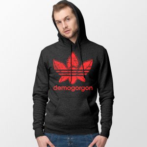 Stranger Things Demogorgon Adidas Black Hoodie Netflix