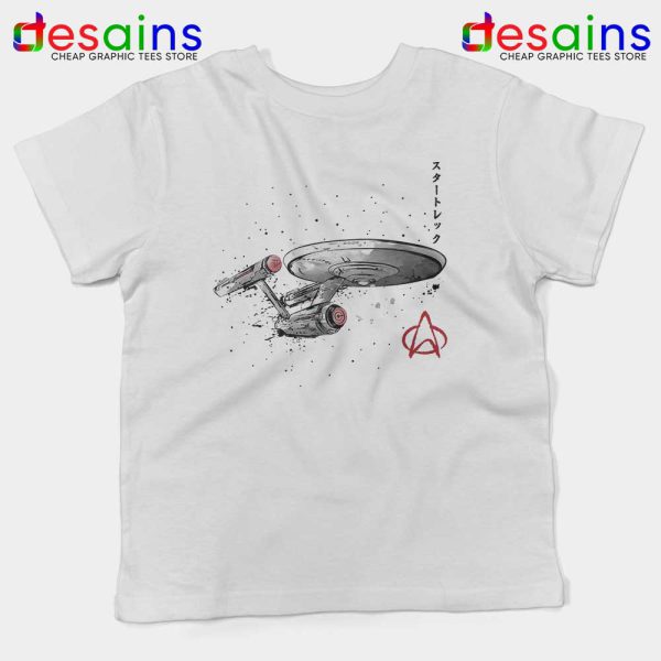 USS Enterprise Japanese Kids Tee NCC-1701 Star Trek