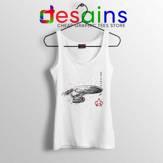 USS Enterprise Japanese Tank Top Movie Star Trek Merch