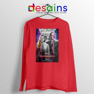 Best Wandavision Poster Red Long Sleeve Tee Marvel