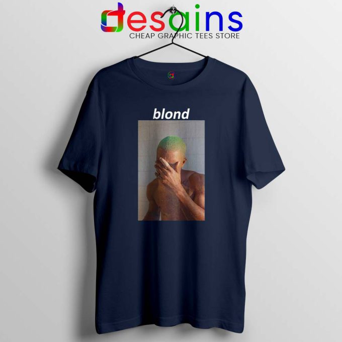 Blonde Frank Ocean Navy T Shirt American Singer