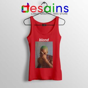 Blonde Frank Ocean Red Tank Top