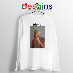 Blonde Frank Ocean White Long Sleeve Tee