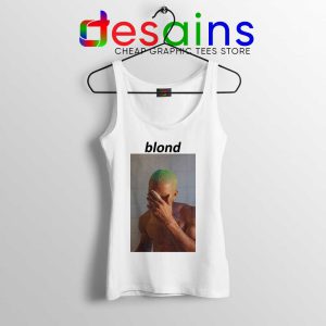 Blonde Frank Ocean White Tank Top