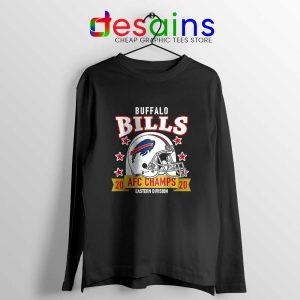 Buffalo Bills White Helmet Long Sleeve Tee