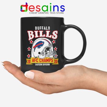 Buffalo Bills White Helmet Mug AFC East Champs