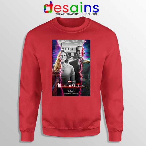 Buy Wandavision Poster Red Sweatshirt Marvel